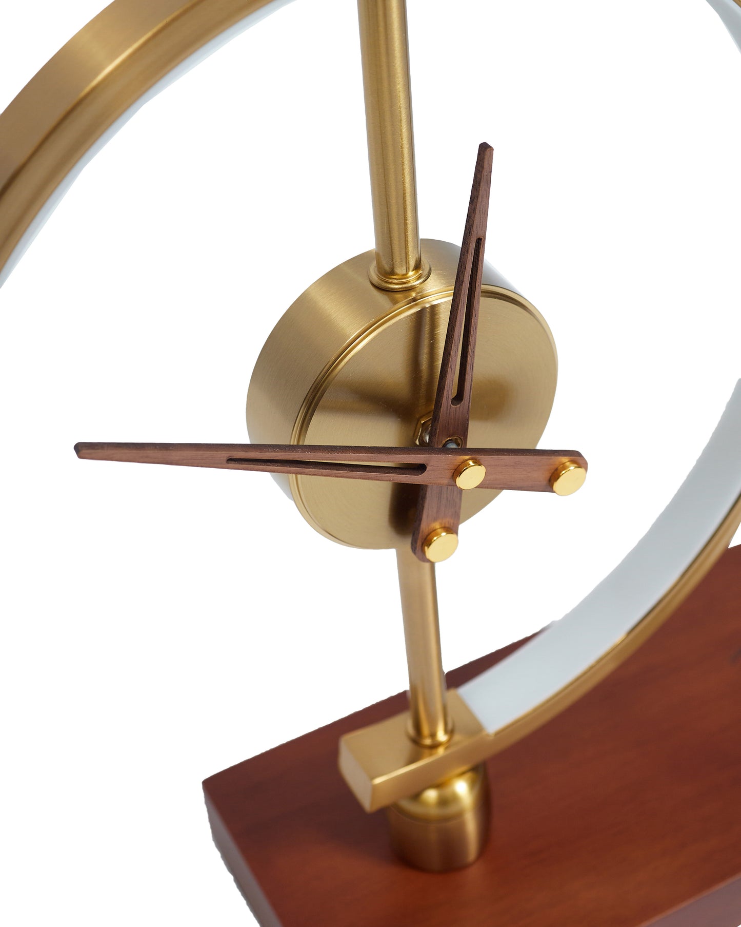 Camelot executive table clock with wireless charging station
