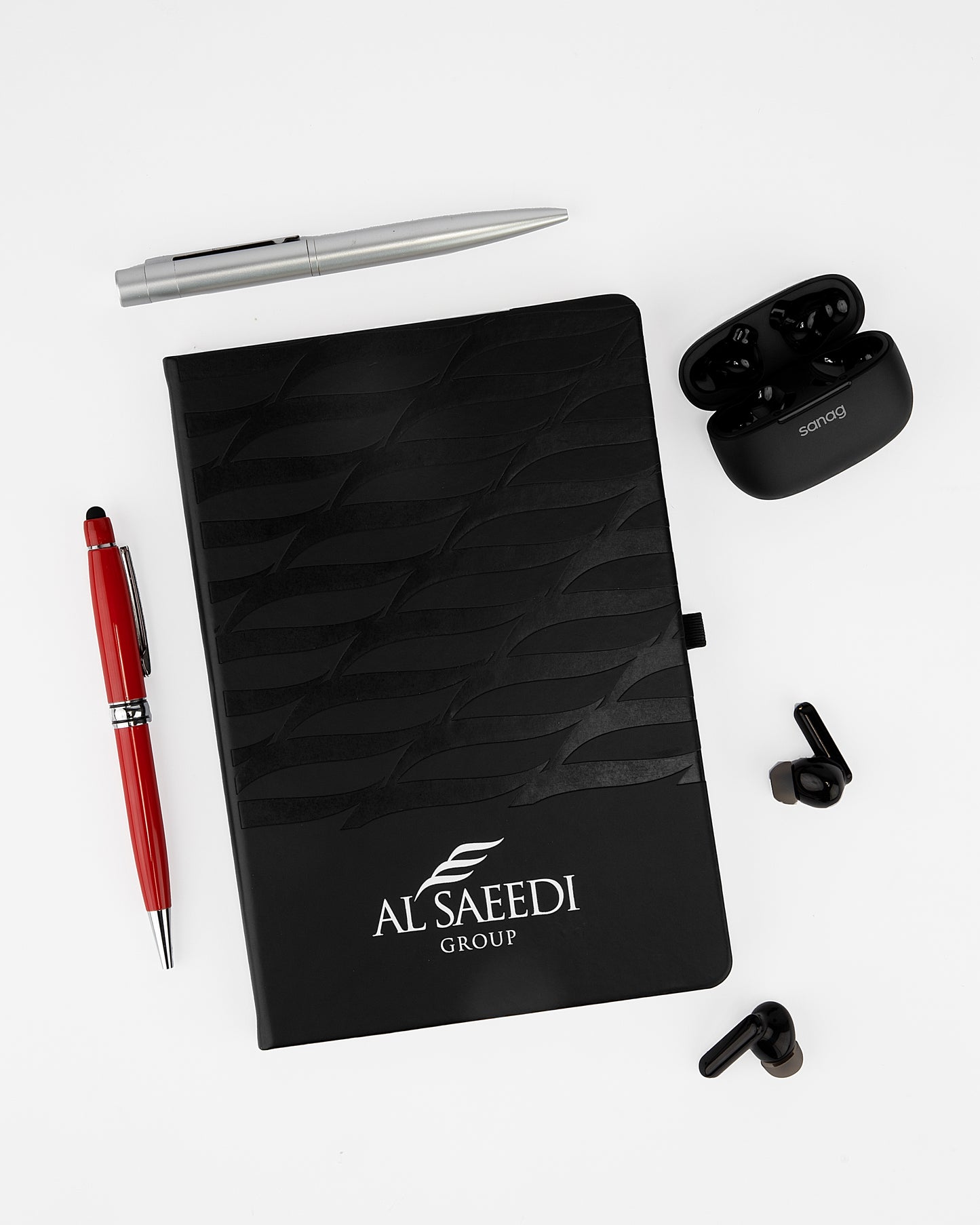 Swoosh Leather Notebook