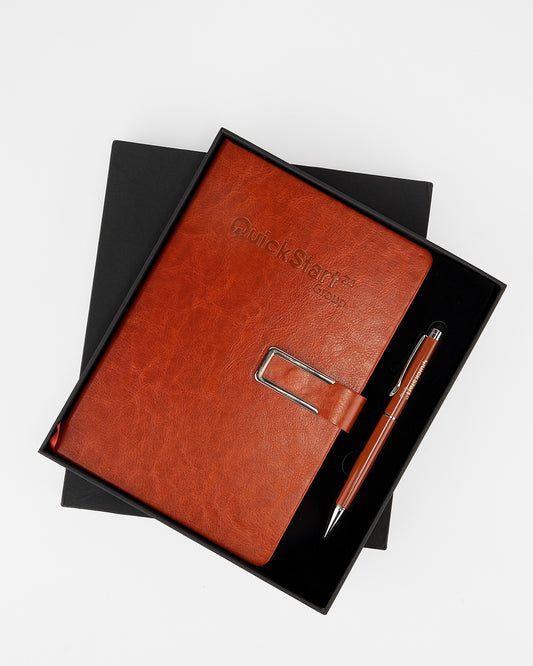 Cassis Leather Notebook