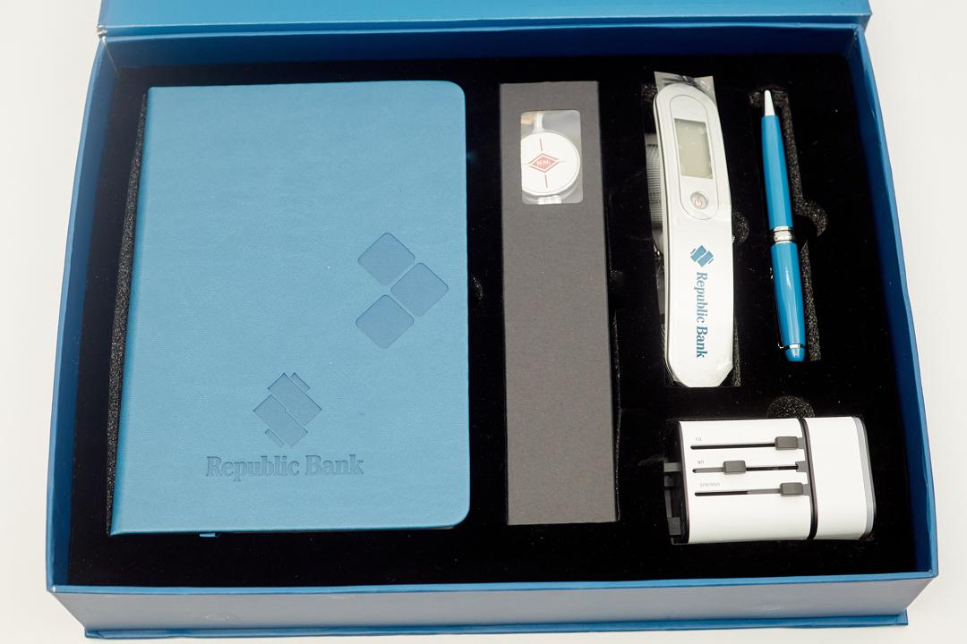 Leather Notebook and Luggage Scale 5pc Set