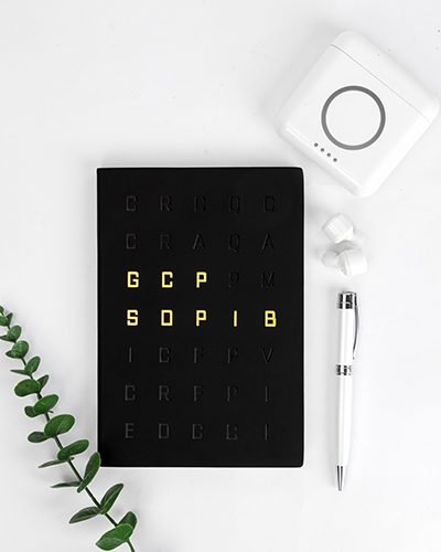 Letters Soft Leather Notebook