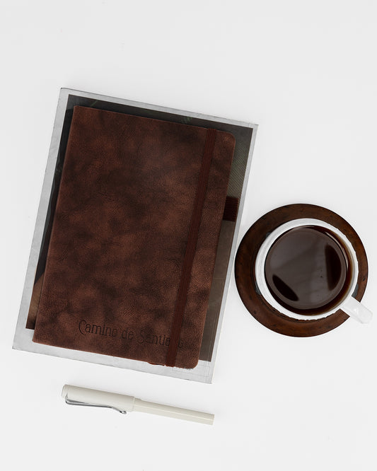 Marble Leather Notebook