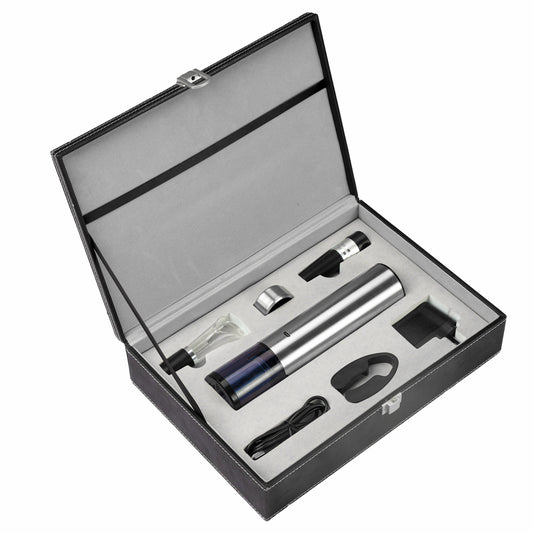 Rechargeable wine accessory set