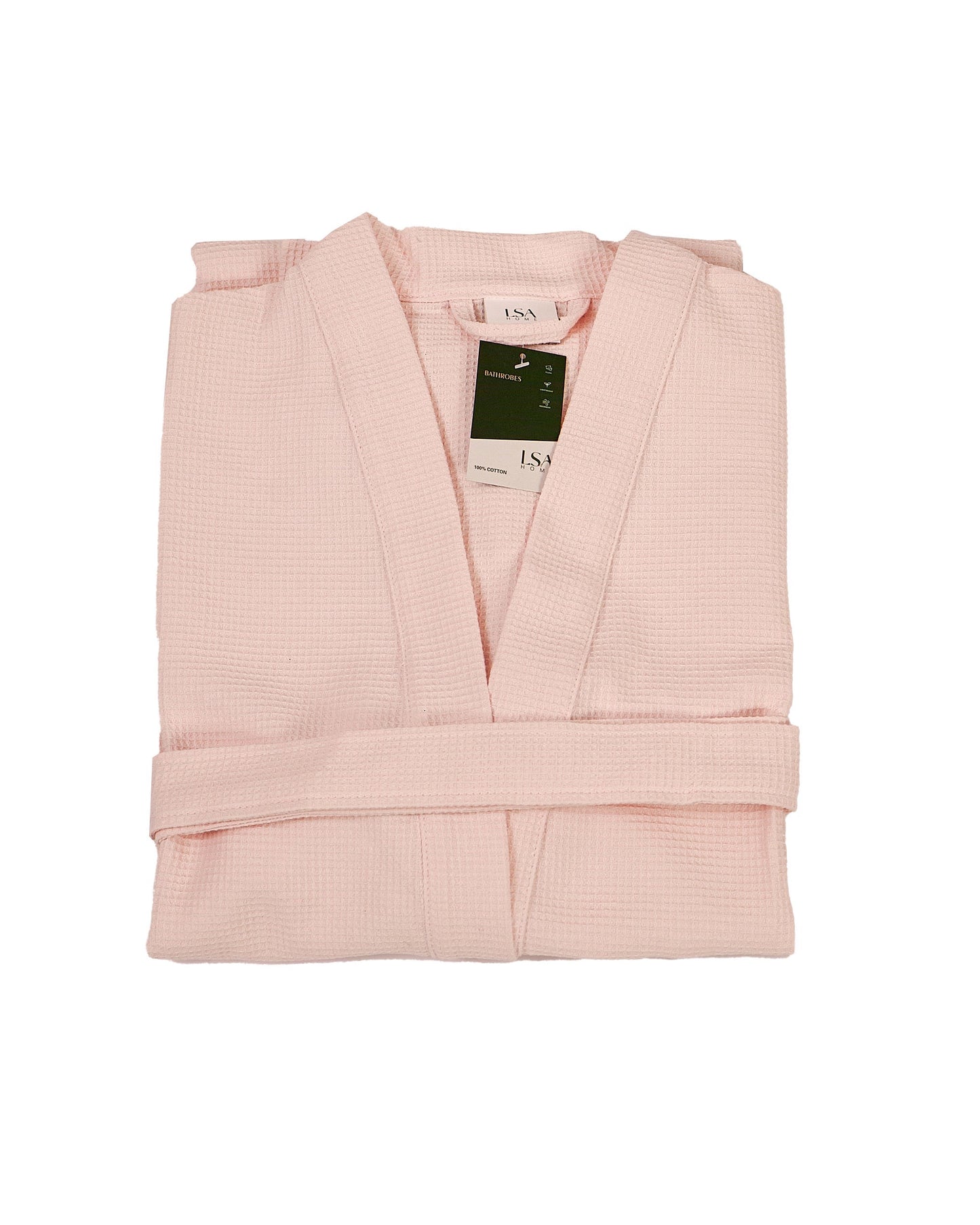 Waffle cotton bathrobe