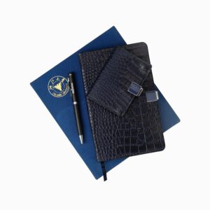 Crox Executive Leather Notebook, Pen and Passport Holdwe